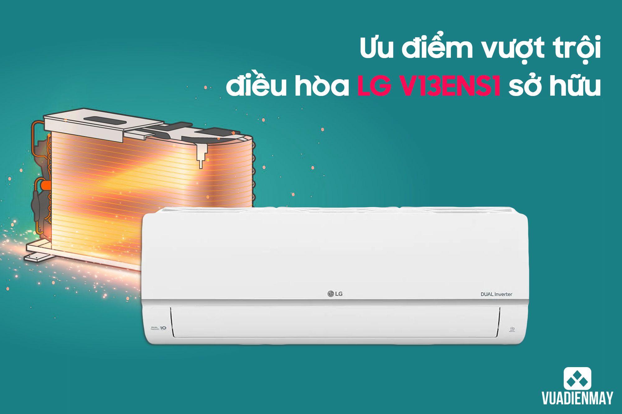 ƯU ĐIỂM VƯỢT TRỘI ĐIỀU HÒA LG V13ENS1 SỞ HỮU