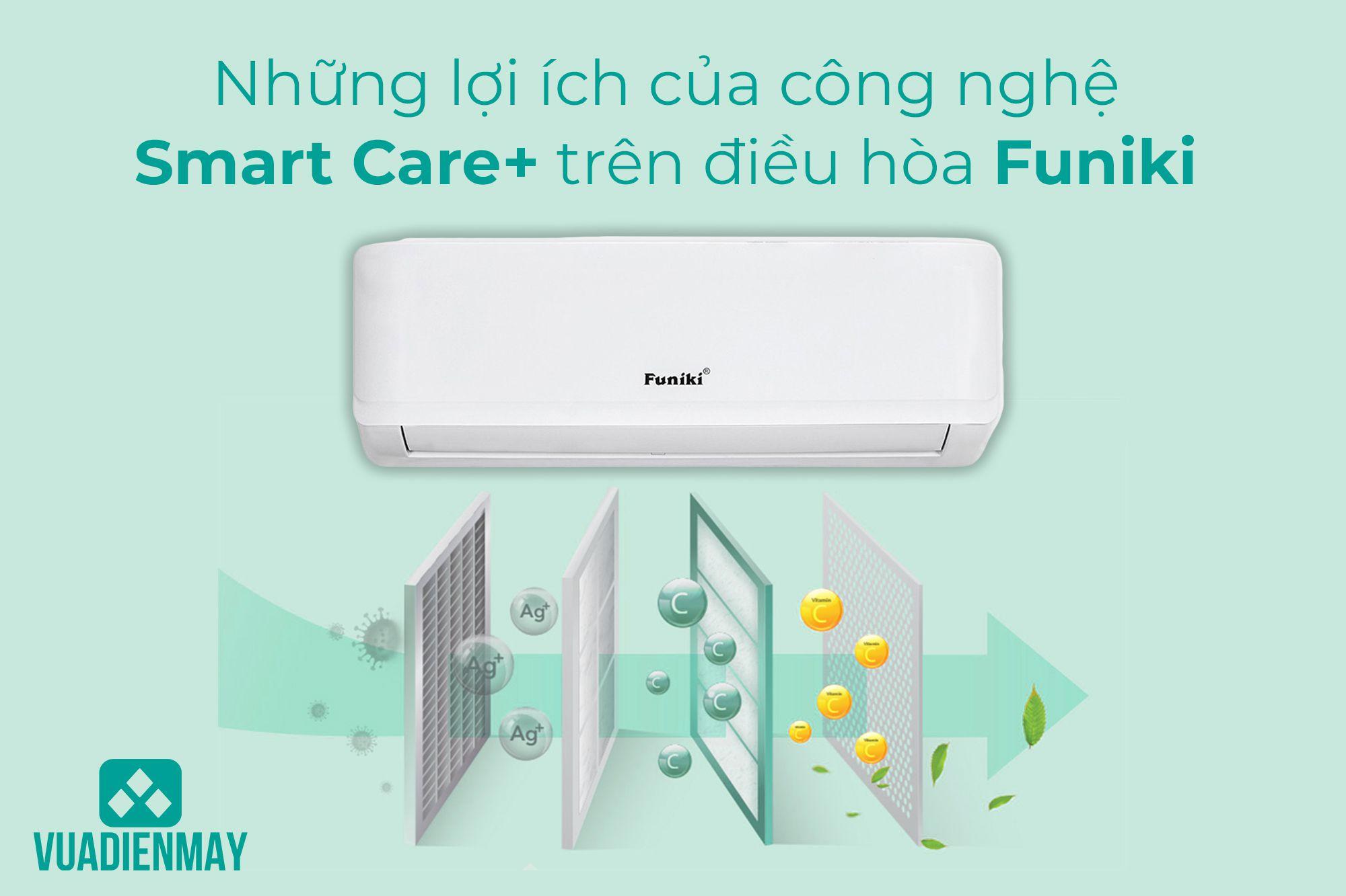 NHỮNG LỢI ÍCH CỦA CÔNG NGHỆ SMART CARE+ TRÊN ĐIỀU HÒA FUNIKI