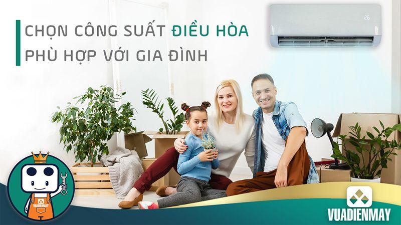 9000BTU LÀ GÌ? CÁCH CHỌN CÔNG SUẤT ĐIỀU HÒA PHÙ HỢP CHO GIA ĐÌNH BẠN