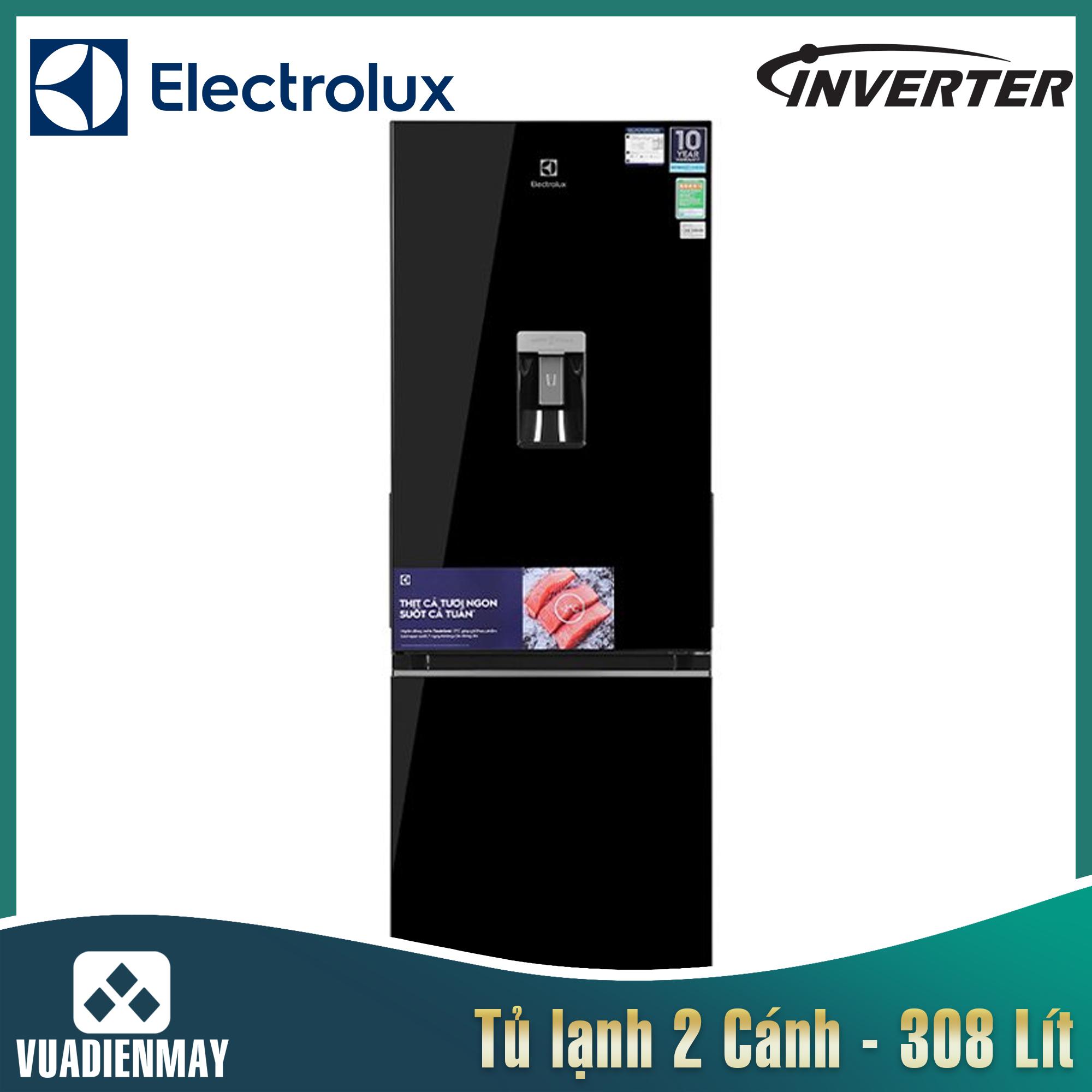 Tủ lạnh Electrolux Inverter 308L đen