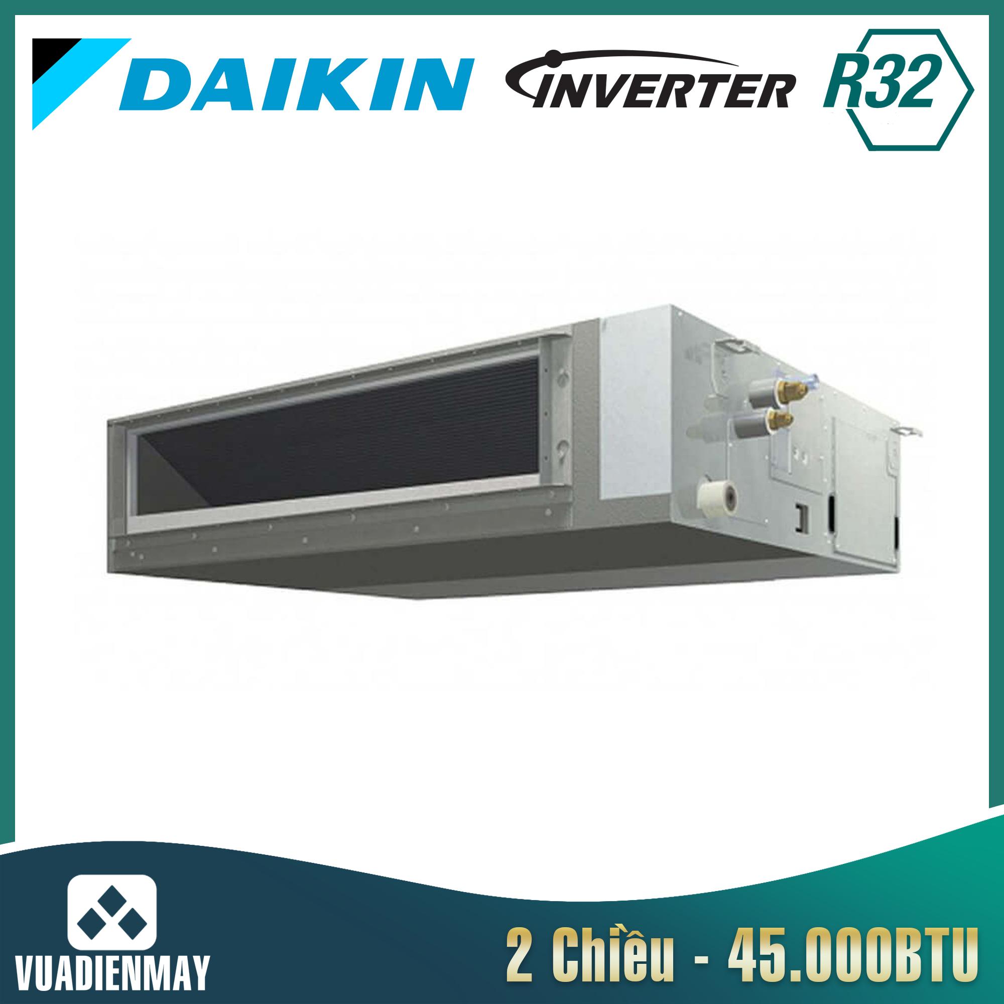 Điều hòa âm trần nối ống gió 45000BTU Daikin 2 chiều inverter
