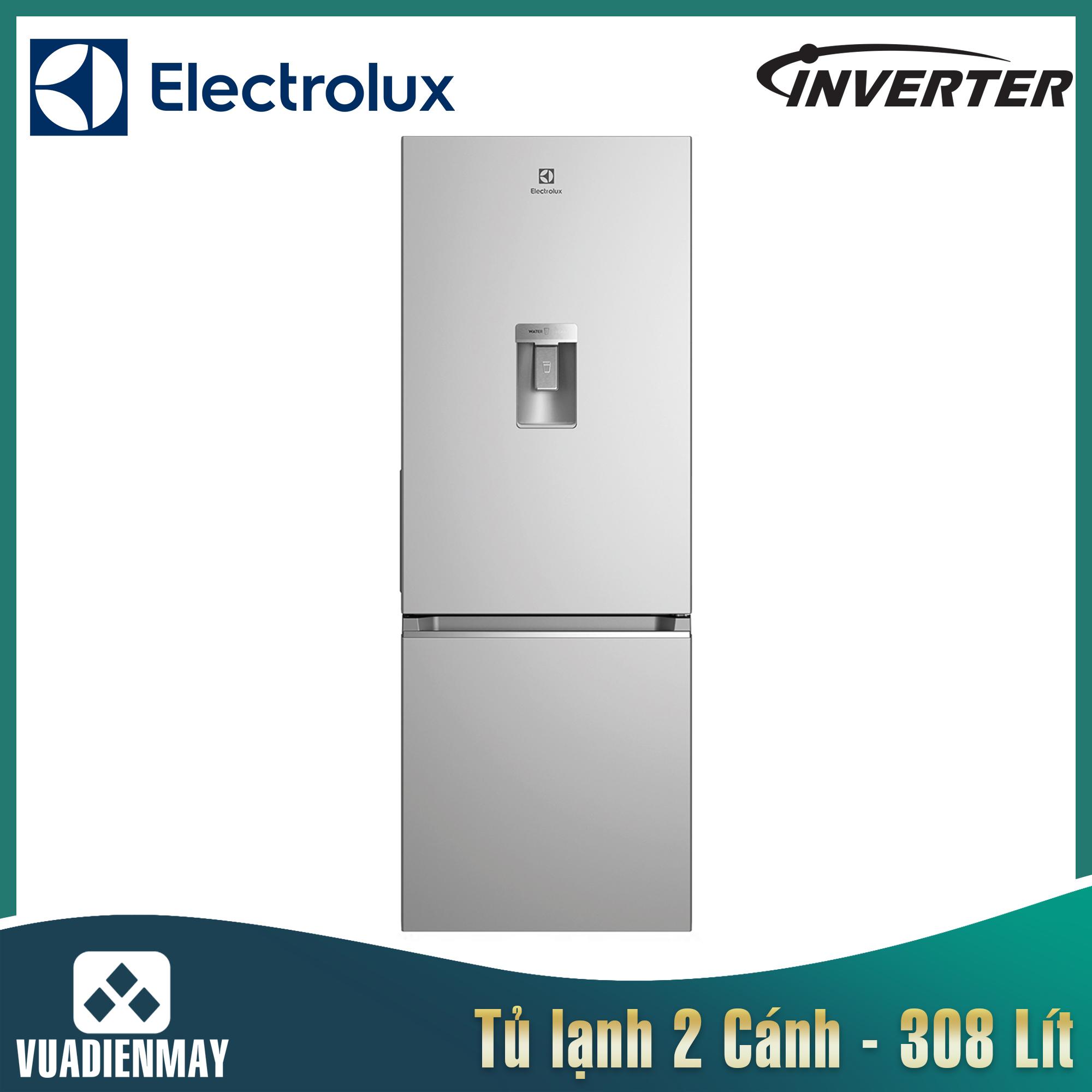 Tủ lạnh Electrolux Inverter 308L màu bạc