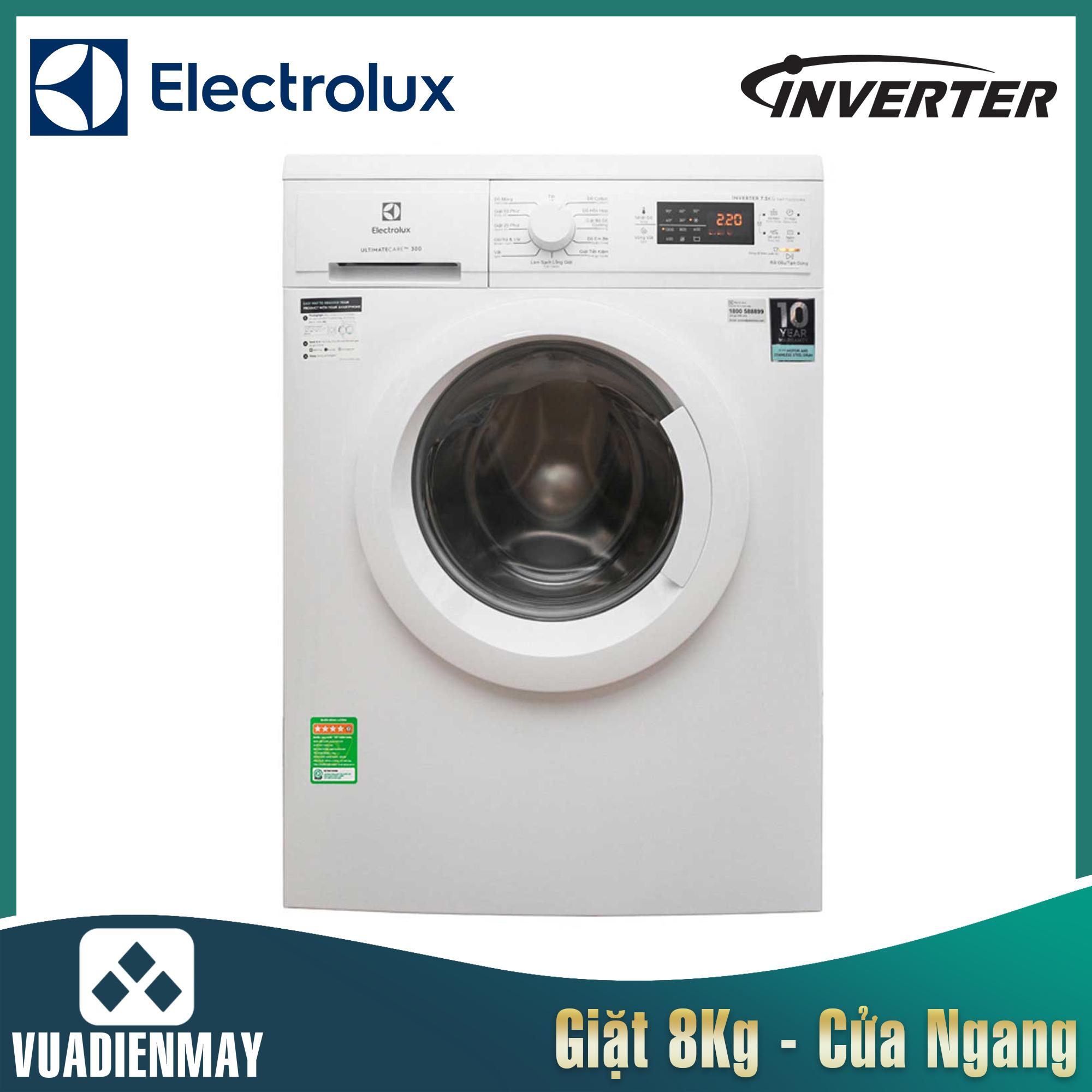Máy giặt Electrolux 8 kg lồng ngang inverter EWF8025BDWA
