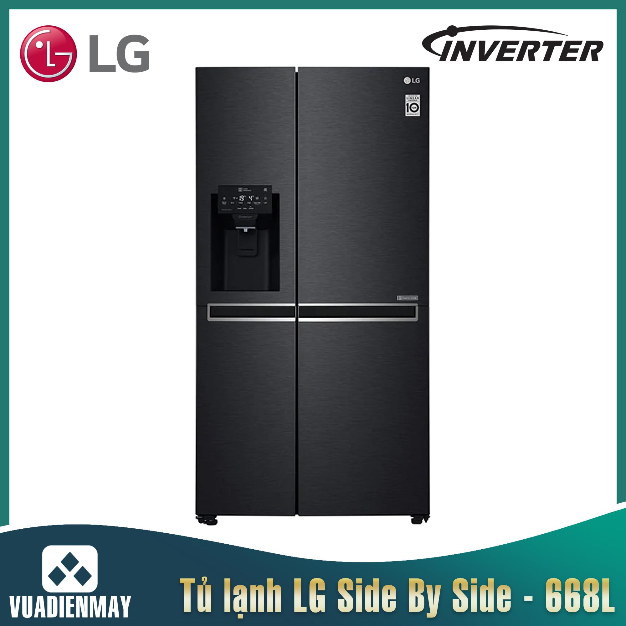 Tủ lạnh LG 668 Lít Side By Side Inverter