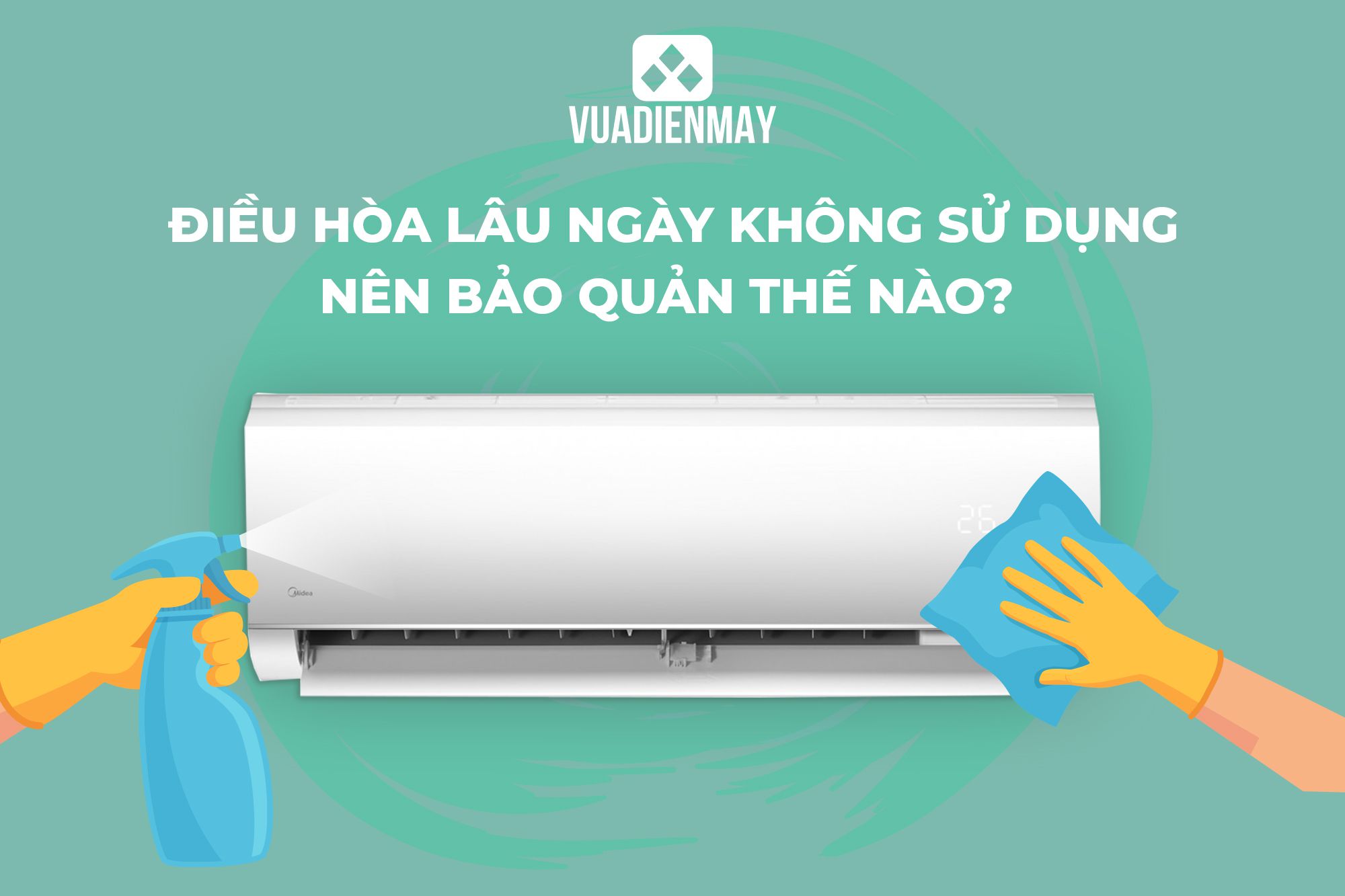 điều hòa lâu ngày không sử dụng 1