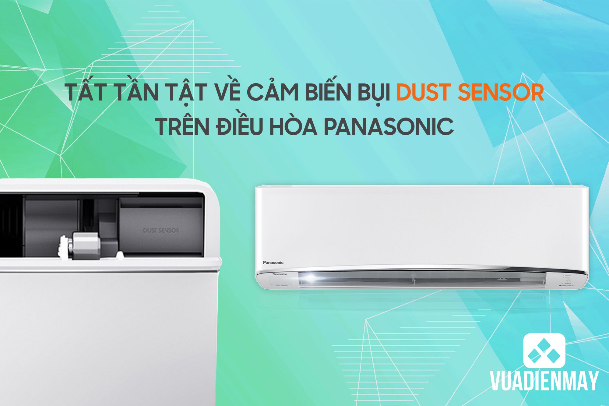 Cảm biến bụi Dust sensor trên điều hòa Panasonic 1