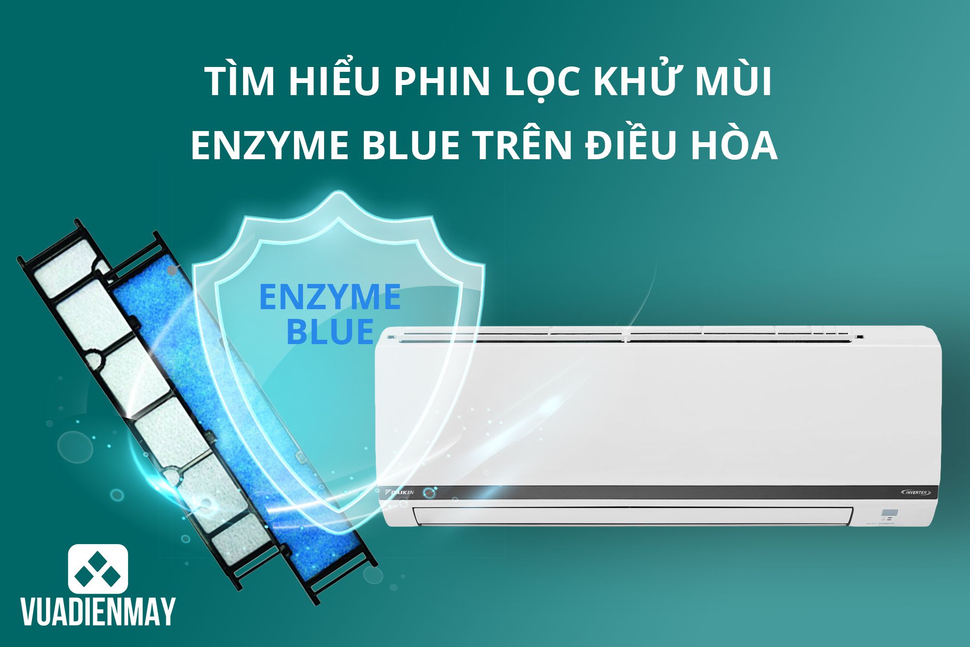 phin lọc khử mùi Enzyme Blue 1