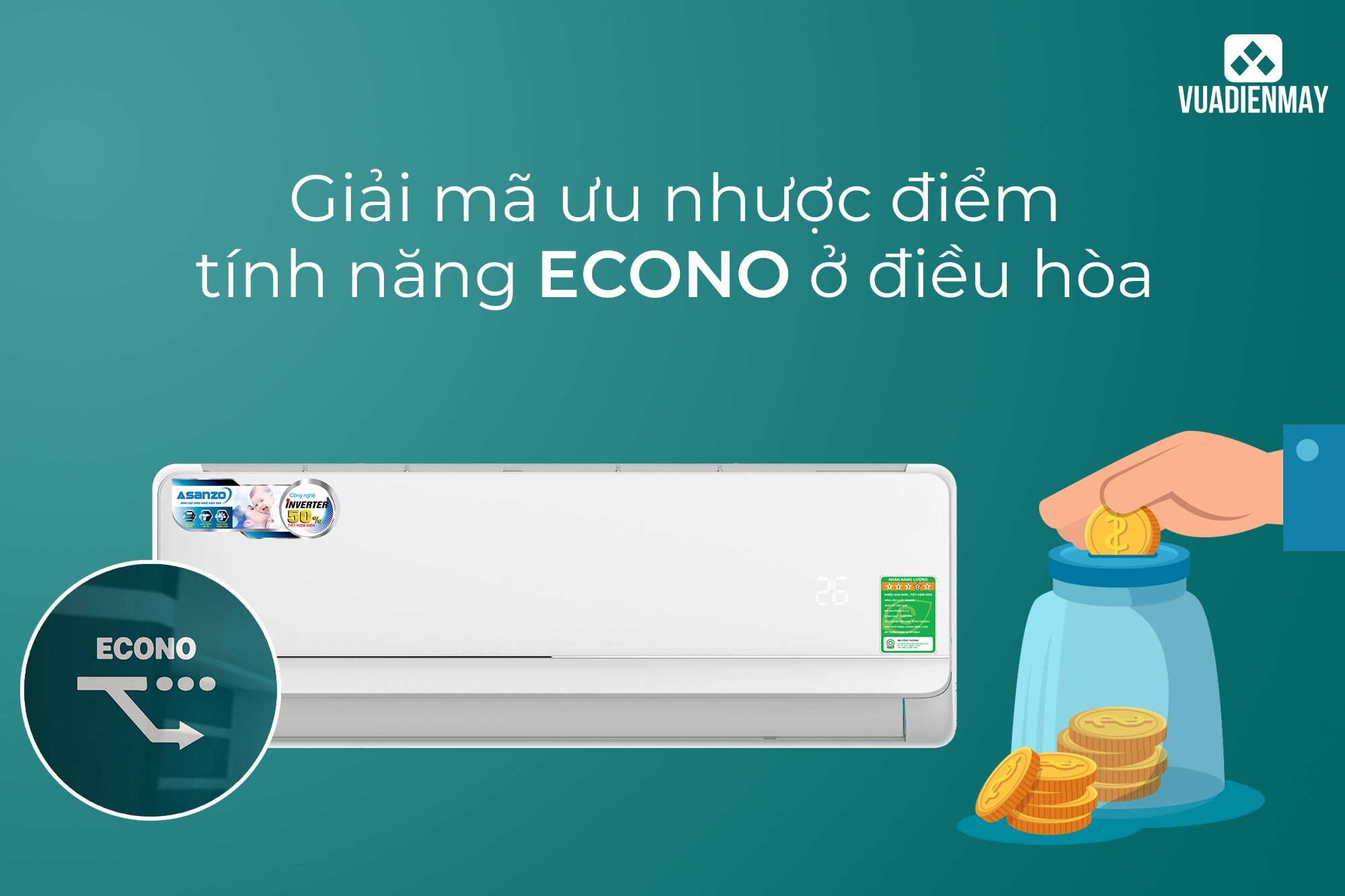 tính năng Econo ở điều hòa 1