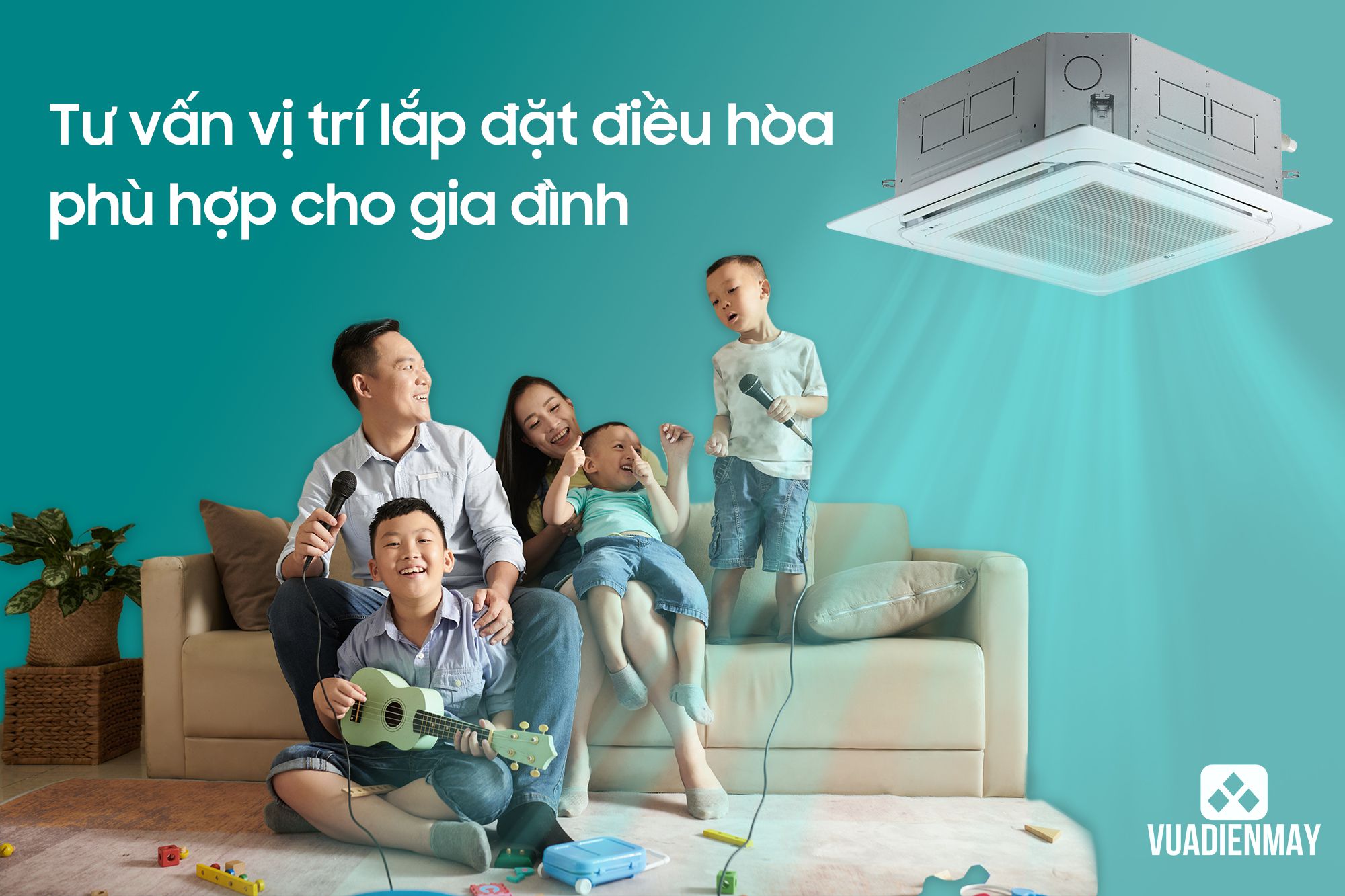 vị trí lắp đặt điều hòa 1