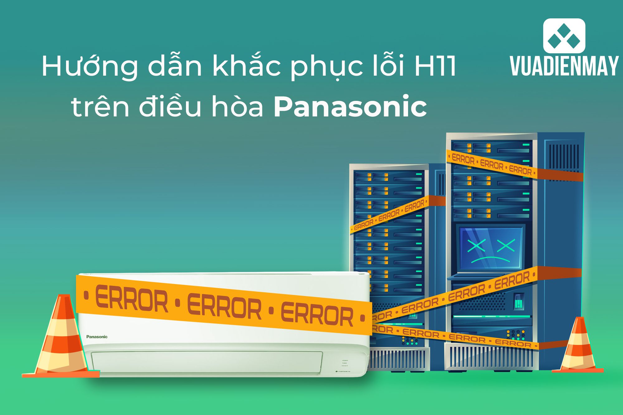 lỗi H11 điều hòa Panasonic