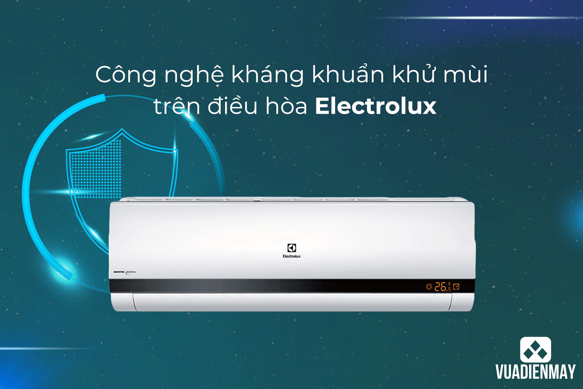 Công nghệ kháng khuẩn khử mùi trên điều hòa Electrolux 1