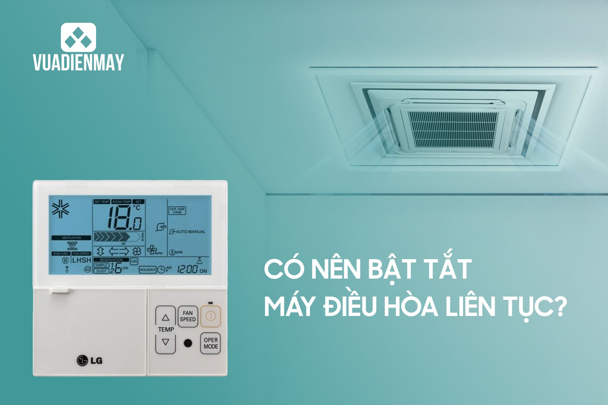 bật tắt máy điều hòa liên tục 1