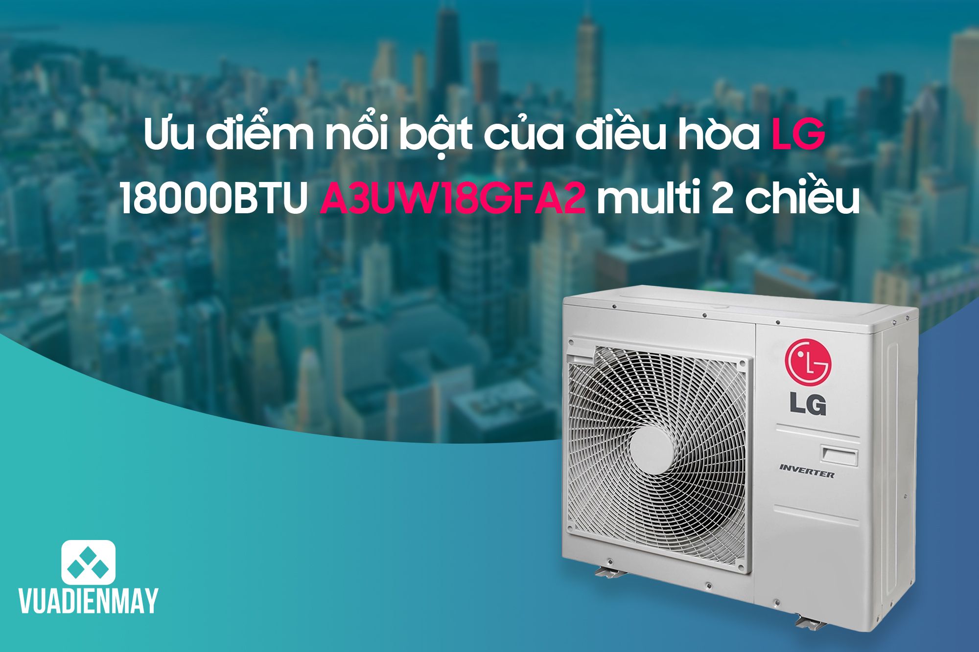 LG 18000BTU A3UW18GFA2