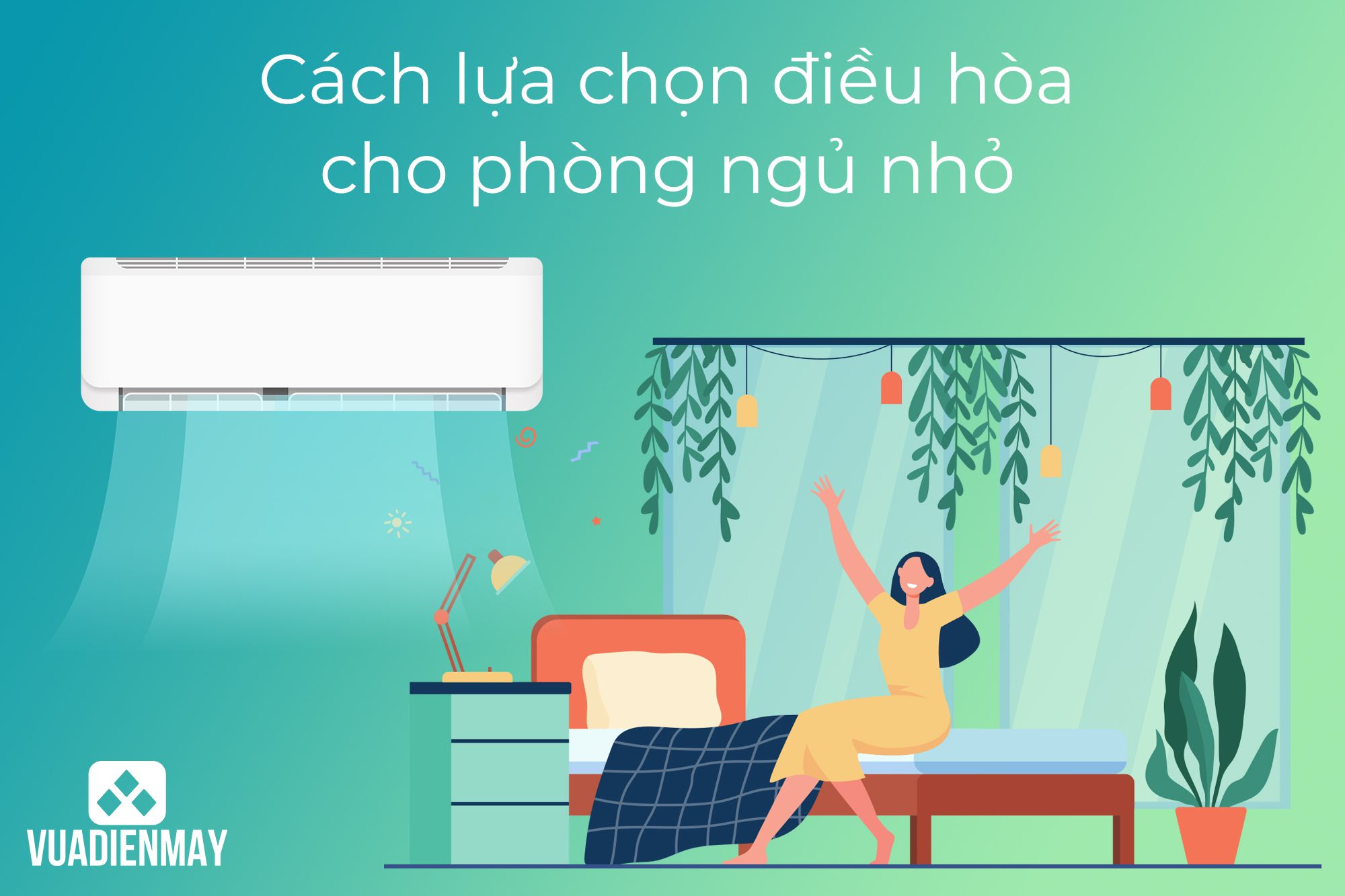 chọn điều hòa cho phòng ngủ nhỏ 1