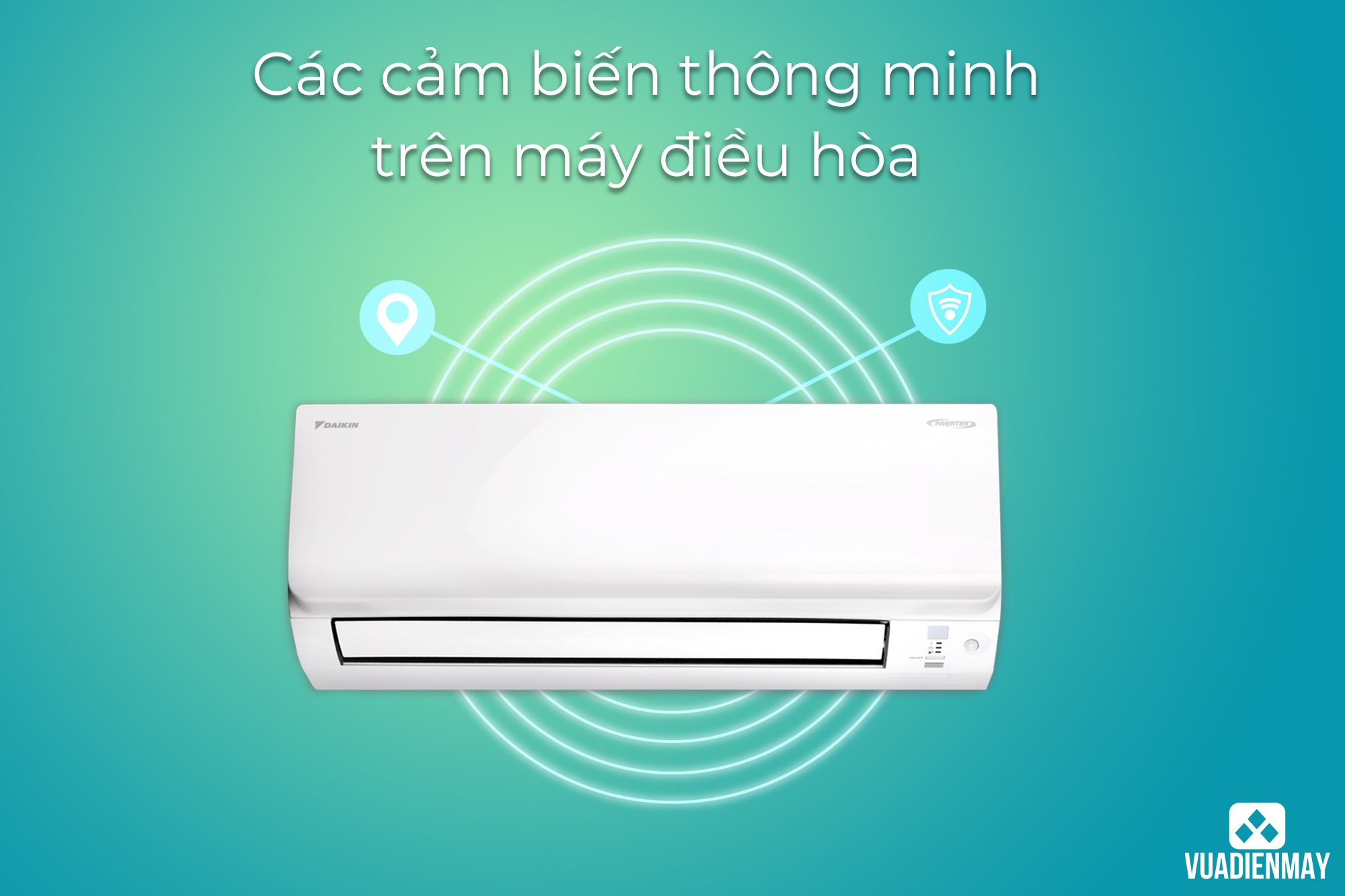 Cảm biến thông minh trên máy điều hòa 1