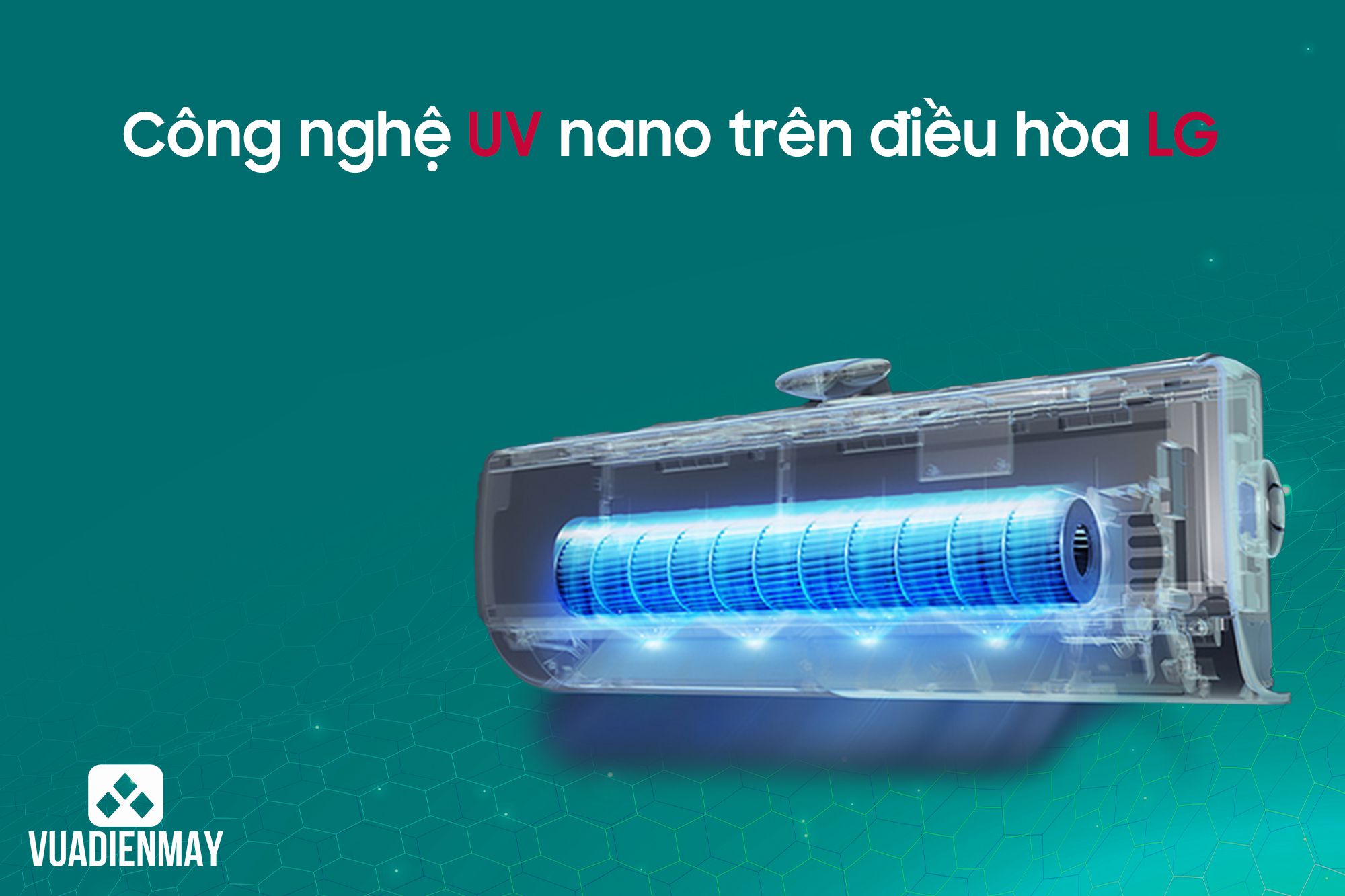 công nghệ UV Nano trên điều hòa LG 1