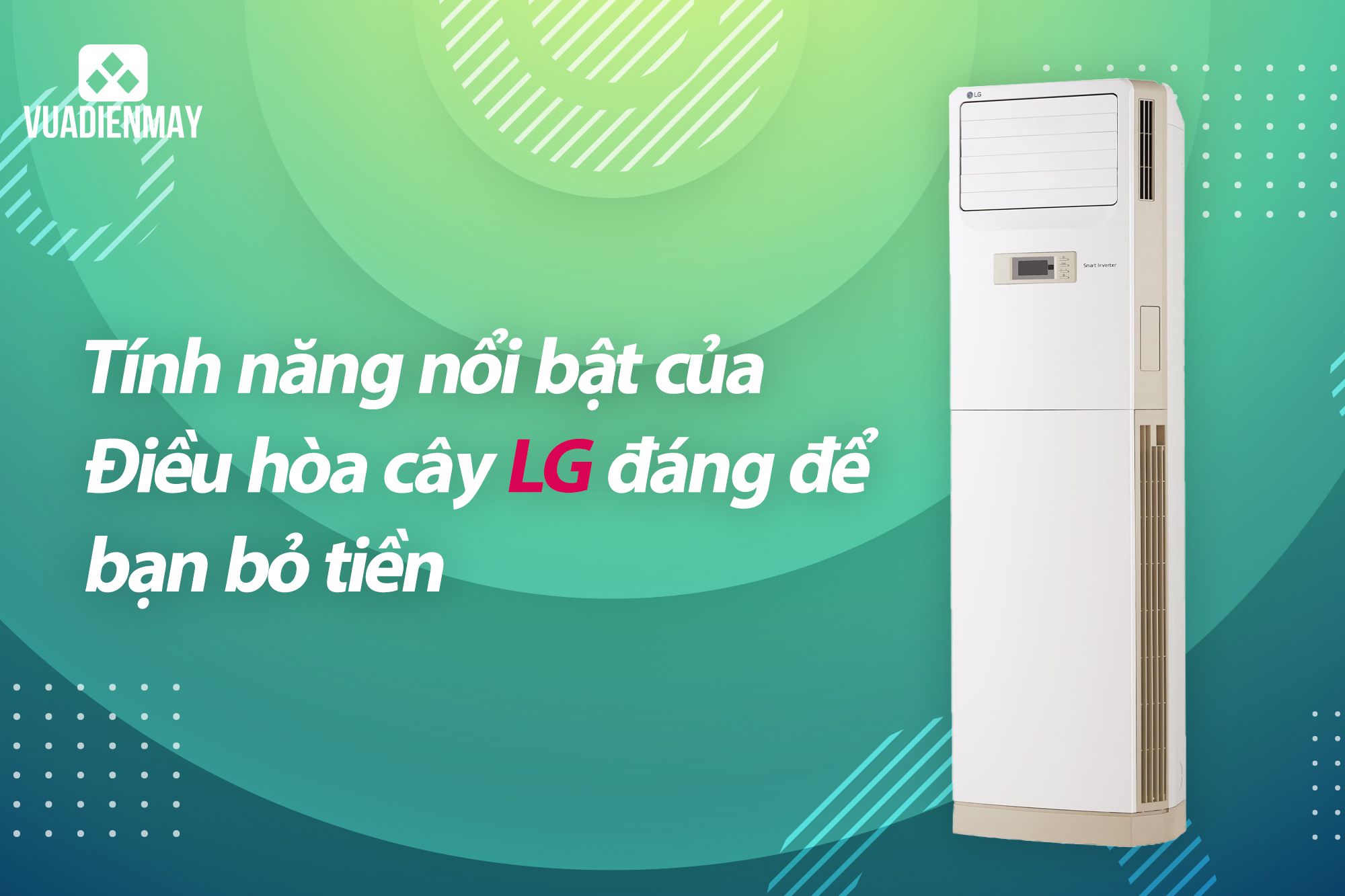 điều hòa cây LG 1